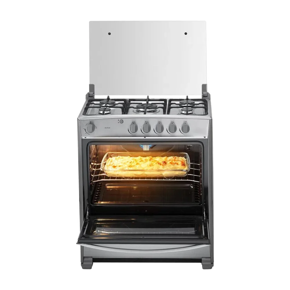 Indurama Estufa a Gas de Acero Inoxidable | Alcalá Quarzo Home | Quemador Ultra Rápido | Grill | TermoPrecisión | Tapa | 31" | 5 Quemadores | Gris - Imagen 4