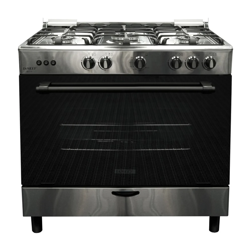 Sankey Estufa a Gas de Acero Inoxidable | Rostizador | Tapa | 36" | 5 Quemadores - Imagen 3