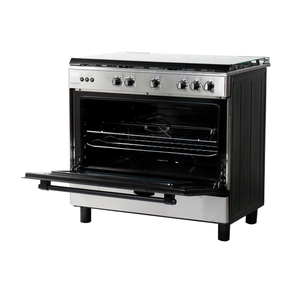 Sankey Estufa a Gas de Acero Inoxidable | Rostizador | Tapa | 36" | 5 Quemadores - Imagen 2
