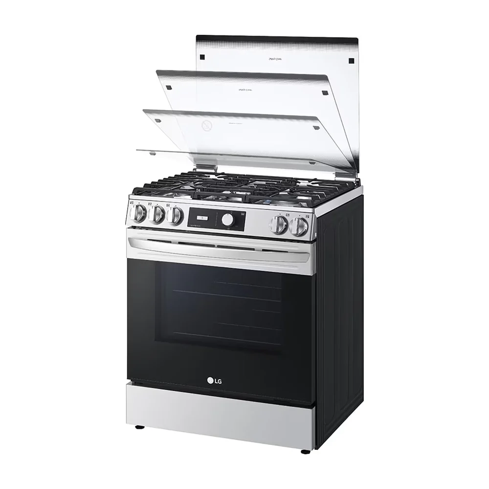 LG Estufa a Gas de Acero Inoxidable | 5.8p3 | Ultra Heat | Easy Clean | Tapa | Plancha | 30" | 5 Quemadores - Imagen 5