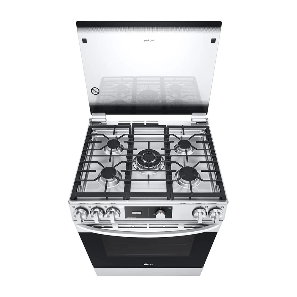 LG Estufa a Gas de Acero Inoxidable | 5.8p3 | Ultra Heat | Easy Clean | Tapa | Plancha | 30" | 5 Quemadores - Imagen 6