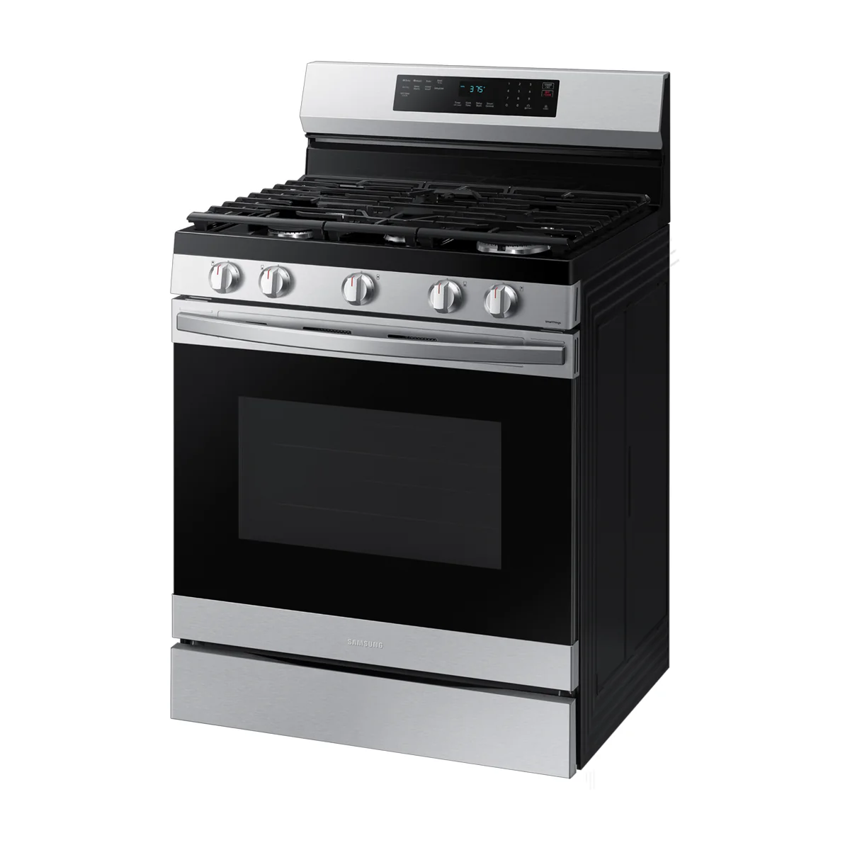 Samsung Estufa a Gas de Acero Inoxidable | WiFi Smart | 6p3 | Air Fryer | Convección | Control de Voz (Alexa y Google) | Panel Digital | Plancha | 30" | 5 Quemadores - Imagen 3