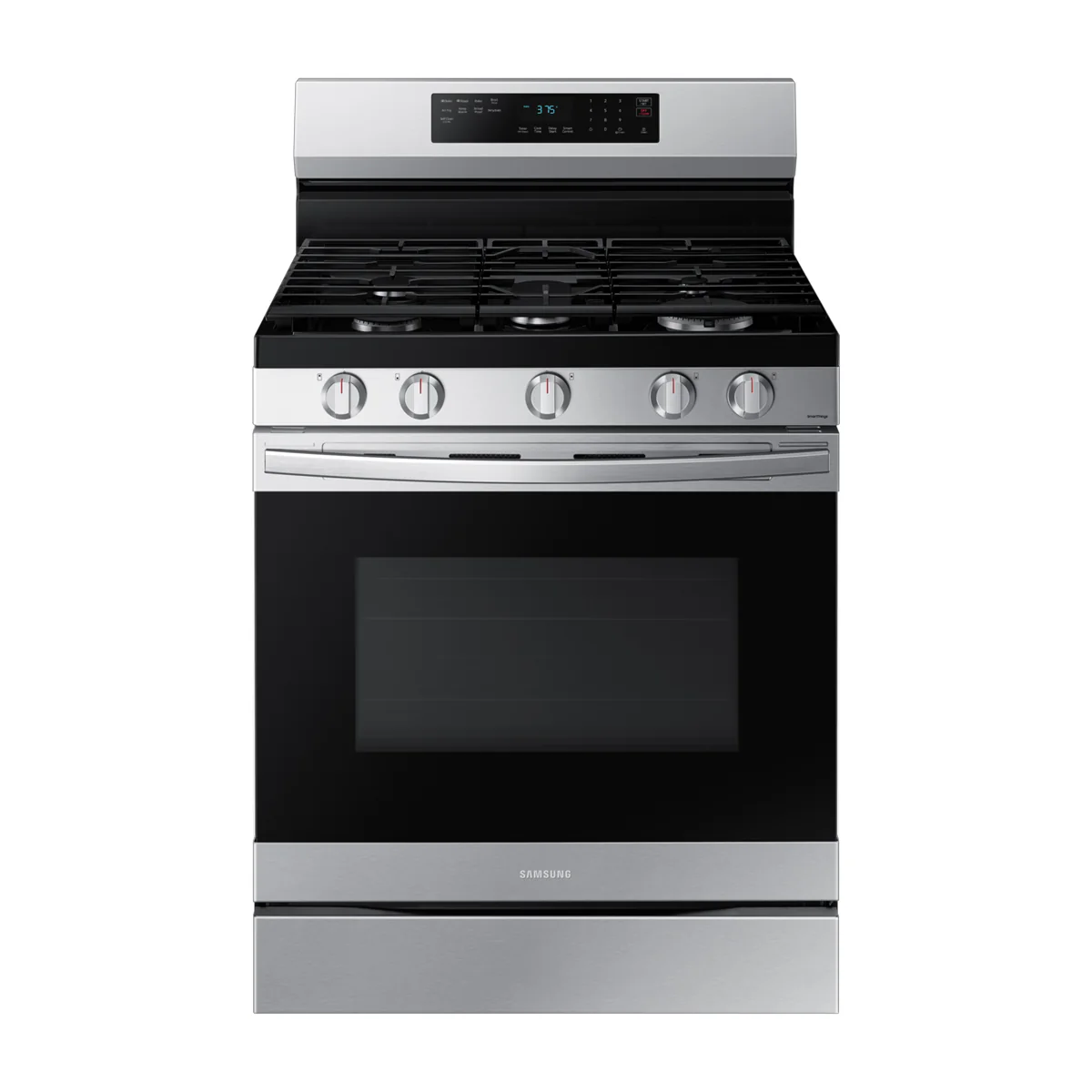 Samsung Estufa a Gas de Acero Inoxidable | WiFi Smart | 6p3 | Air Fryer | Convección | Control de Voz (Alexa y Google) | Panel Digital | Plancha | 30" | 5 Quemadores - Imagen 4